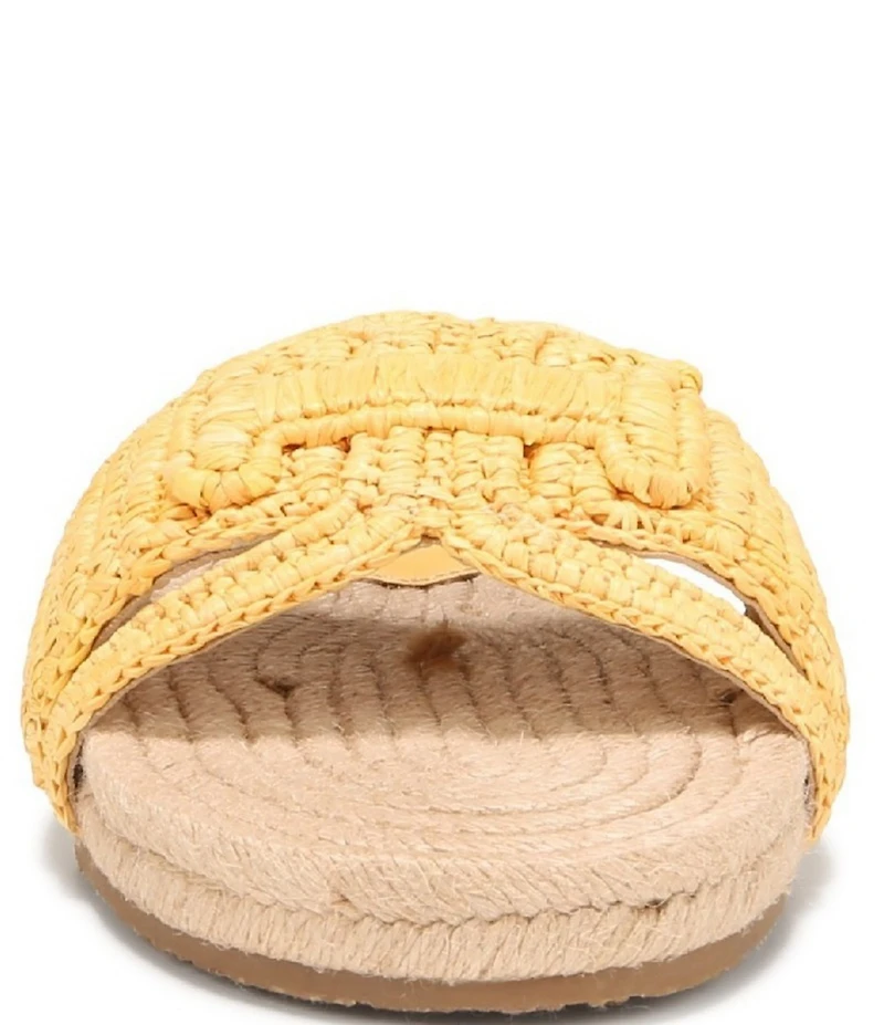 Sam Edelman Miya Woven Raffia Slide Sandals