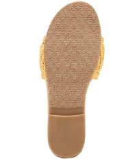 Sam Edelman Miya Woven Raffia Slide Sandals