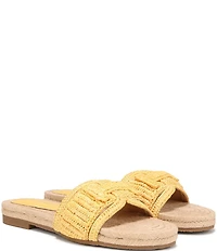 Sam Edelman Miya Woven Raffia Slide Sandals