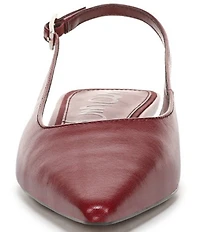 Sam Edelman Netty Leather Kitten Heel Slingback Flats