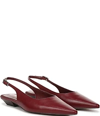 Sam Edelman Netty Leather Kitten Heel Slingback Flats
