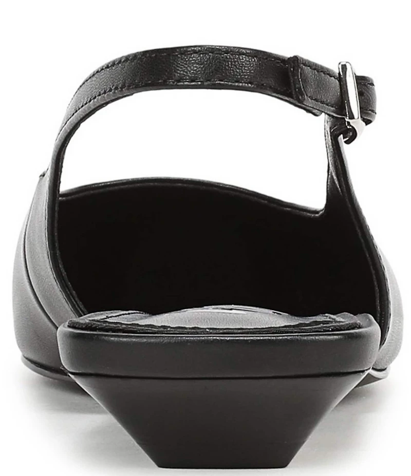 Sam Edelman Netty Leather Kitten Heel Slingback Flats