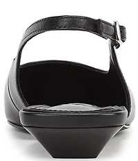 Sam Edelman Netty Leather Kitten Heel Slingback Flats