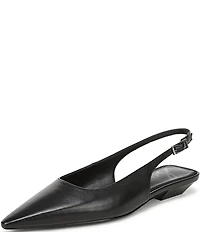 Sam Edelman Netty Leather Kitten Heel Slingback Flats
