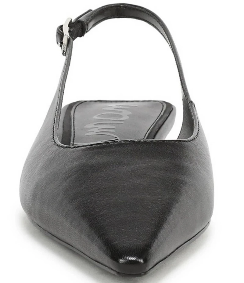 Sam Edelman Netty Leather Kitten Heel Slingback Flats
