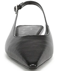 Sam Edelman Netty Leather Kitten Heel Slingback Flats