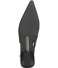 Sam Edelman Netty Leather Kitten Heel Slingback Flats