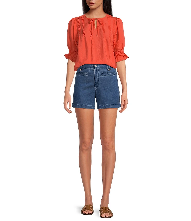 Sam Edelman Noa Relaxed Fit Stretch Trouser Shorts