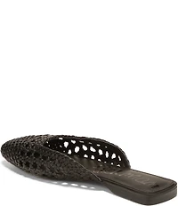 Sam Edelman Nola Woven Leather Square Toe Mules