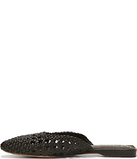 Sam Edelman Nola Woven Leather Square Toe Mules