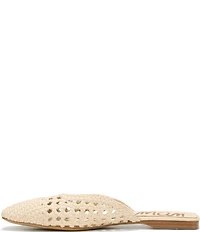 Sam Edelman Nola Woven Leather Square Toe Mules