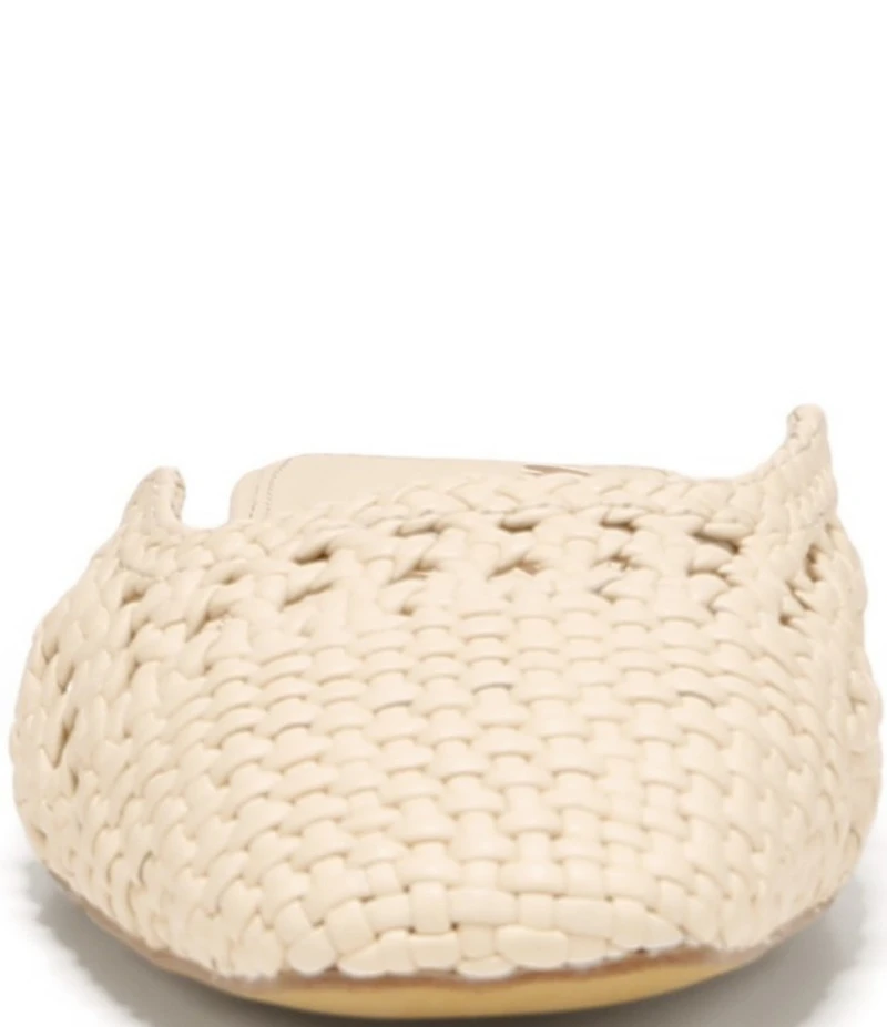 Sam Edelman Nola Woven Leather Square Toe Mules