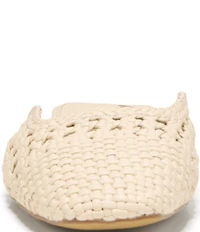 Sam Edelman Nola Woven Leather Square Toe Mules