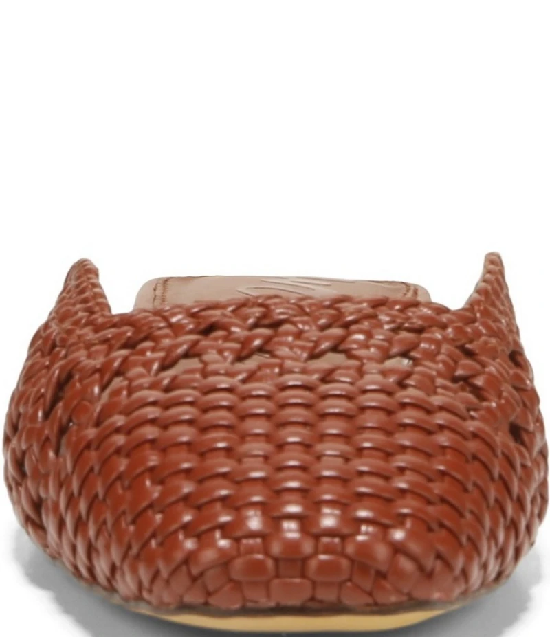 Sam Edelman Nola Woven Leather Square Toe Mules