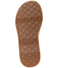 Sam Edelman Nylie Raffia Ankle Strap Platform Sandals