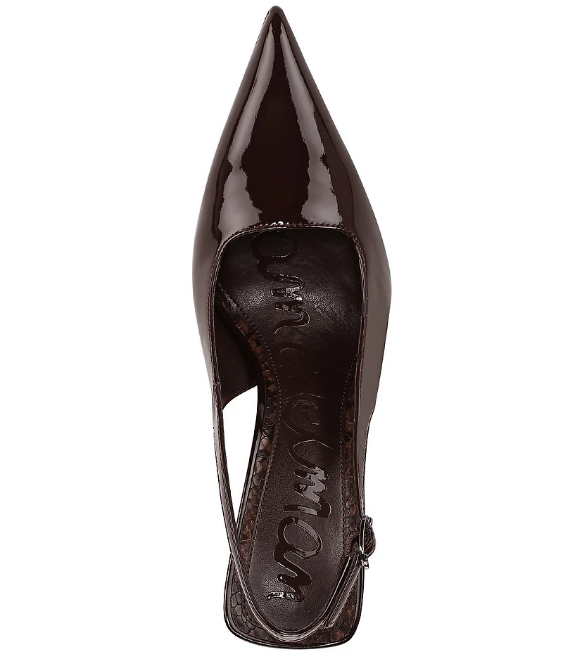 Sam Edelman Odette Patent Leather Slingback Pumps