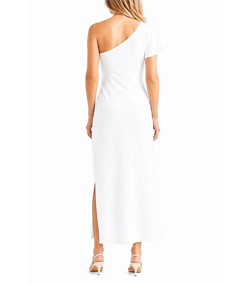 Sam Edelman One Shoulder Sheath Midi Dress