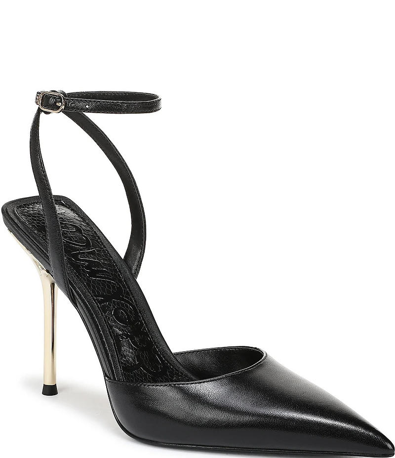 Sam Edelman Osha Leather Ankle Strap Dress Pumps