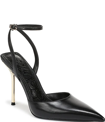 Sam Edelman Osha Leather Ankle Strap Dress Pumps