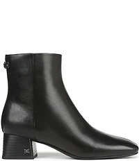 Sam Edelman Paige Leather Square Toe Dress Booties