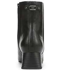 Sam Edelman Paige Leather Square Toe Dress Booties