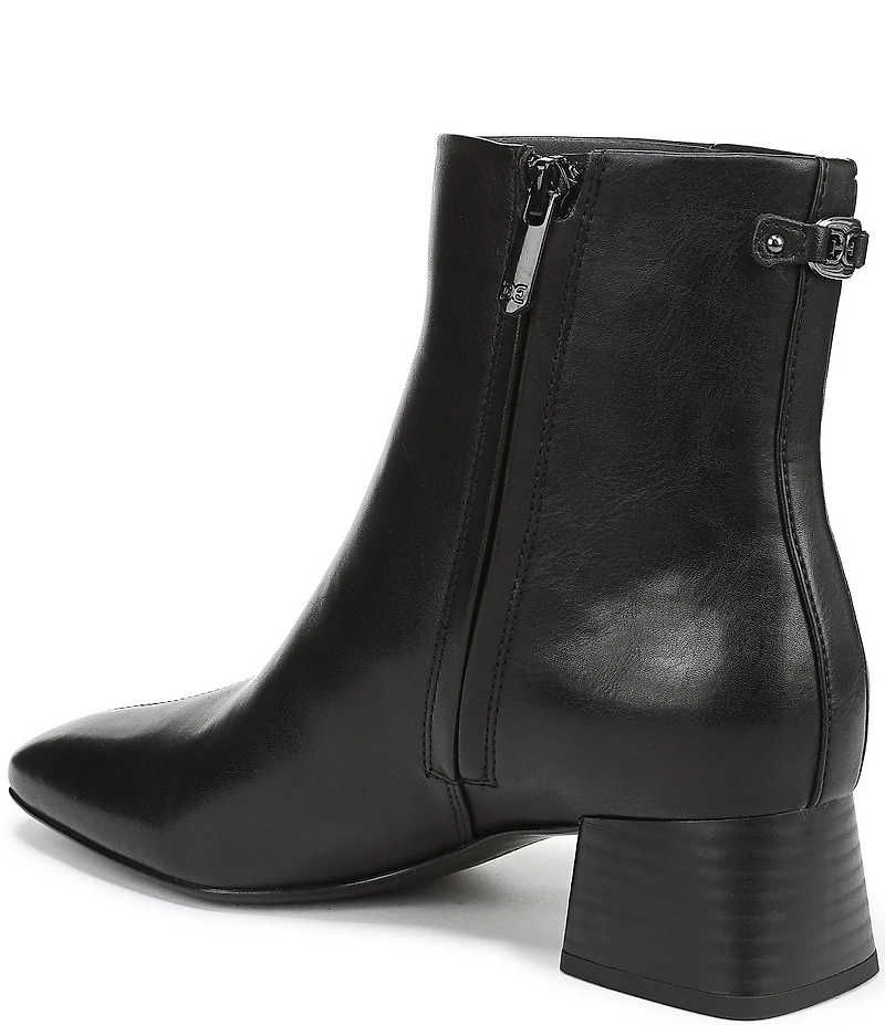 Sam Edelman Paige Leather Square Toe Dress Booties