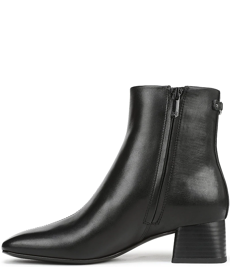 Sam Edelman Paige Leather Square Toe Dress Booties