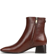 Sam Edelman Paige Leather Square Toe Dress Booties