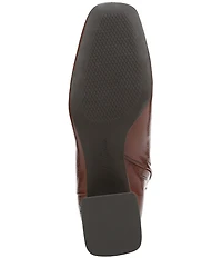 Sam Edelman Paige Leather Square Toe Dress Booties