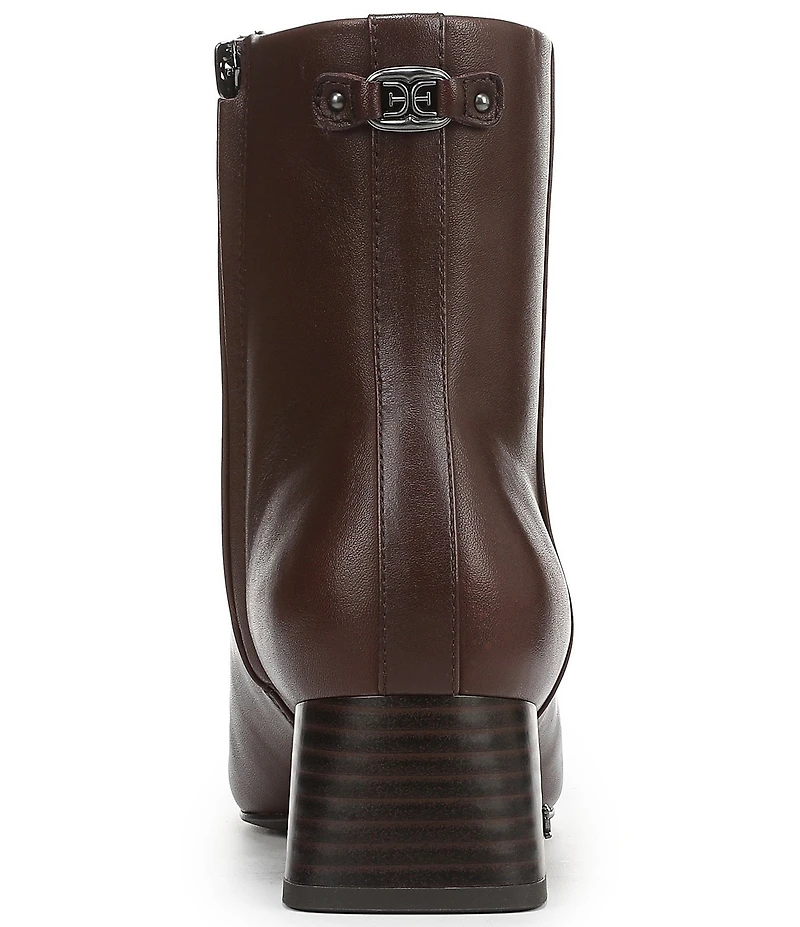 Sam Edelman Paige Leather Square Toe Dress Booties