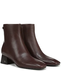 Sam Edelman Paige Leather Square Toe Dress Booties