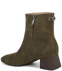 Sam Edelman Paige Suede Square Toe Dress Booties