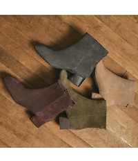 Sam Edelman Paige Suede Square Toe Dress Booties