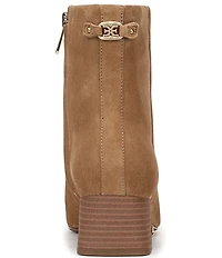 Sam Edelman Paige Suede Square Toe Dress Booties