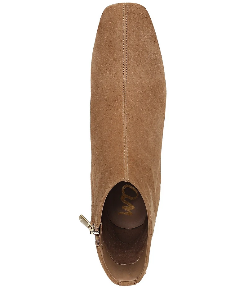 Sam Edelman Paige Suede Square Toe Dress Booties