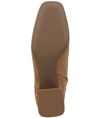 Sam Edelman Paige Suede Square Toe Dress Booties