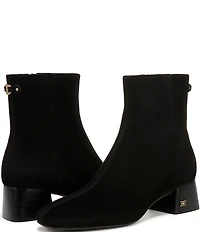 Sam Edelman Paige Suede Square Toe Dress Booties