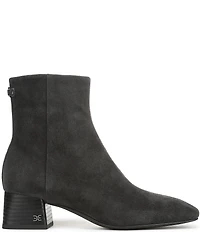 Sam Edelman Paige Suede Square Toe Dress Booties