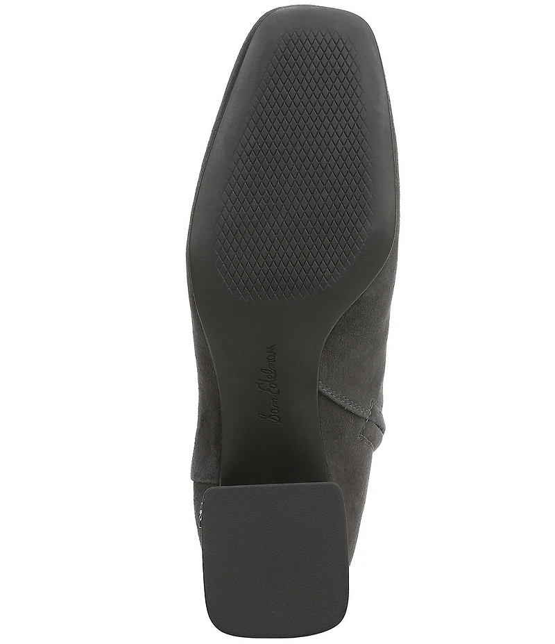 Sam Edelman Paige Suede Square Toe Dress Booties