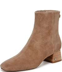 Sam Edelman Paige Suede Square Toe Dress Booties