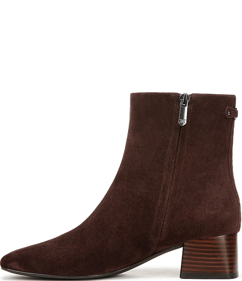 Sam Edelman Paige Suede Square Toe Dress Booties