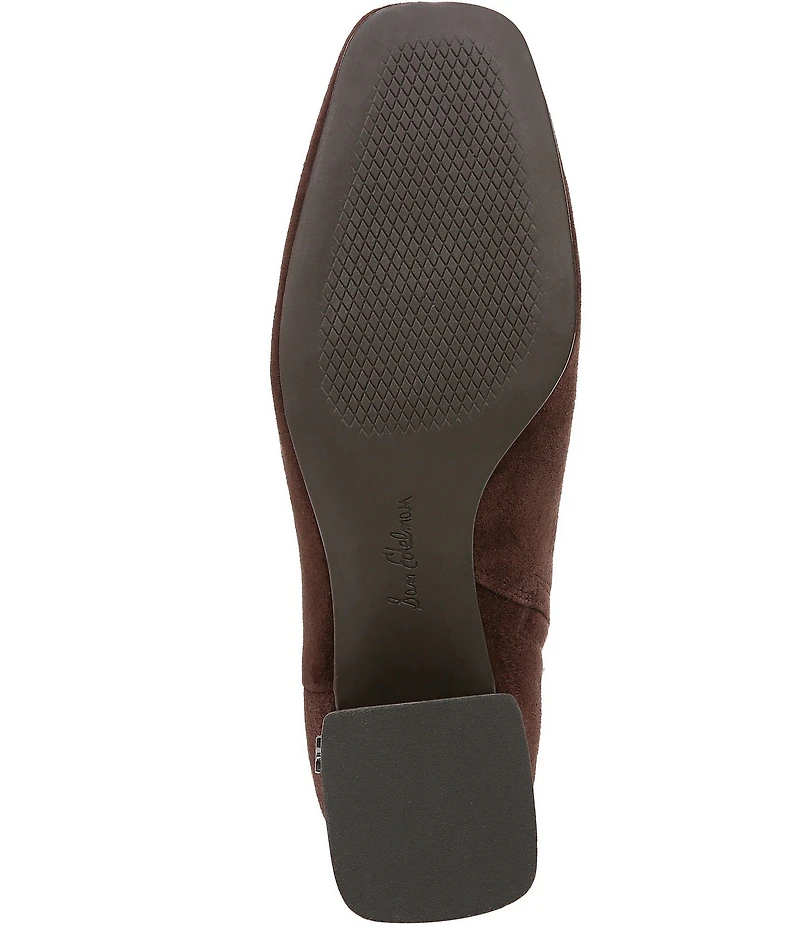 Sam Edelman Paige Suede Square Toe Dress Booties