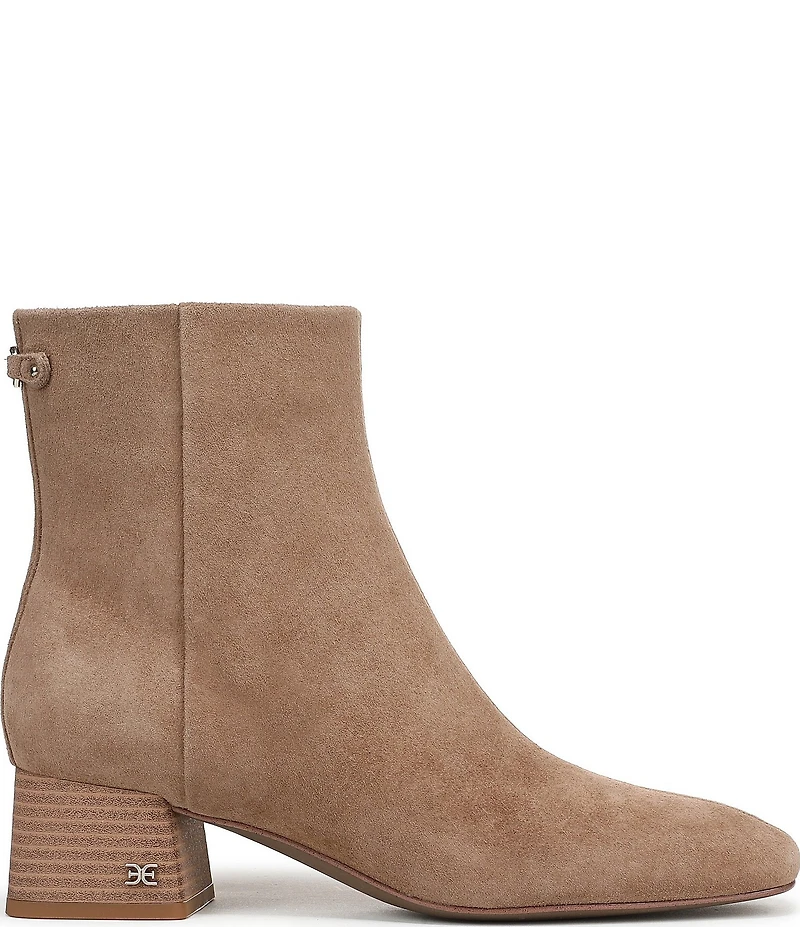 Sam Edelman Paige Suede Square Toe Dress Booties