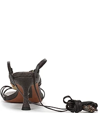 Sam Edelman Paloma Stone Embellished Leather Ankle Wrap Dress Sandals