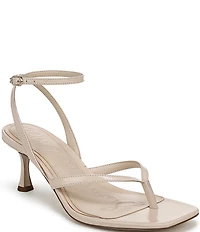 Sam Edelman Pax Leather Ankle Wrap Thong Dress Sandals
