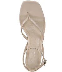 Sam Edelman Pax Leather Ankle Wrap Thong Dress Sandals