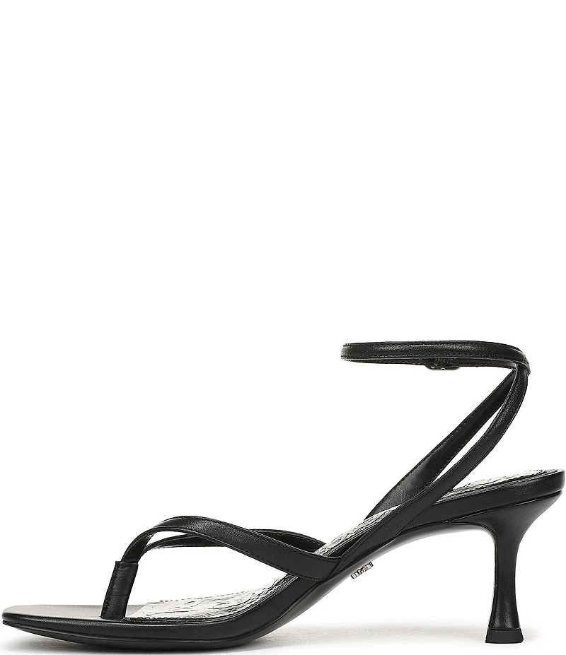 Sam Edelman Pax Leather Ankle Wrap Thong Dress Sandals