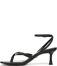 Sam Edelman Pax Leather Ankle Wrap Thong Dress Sandals