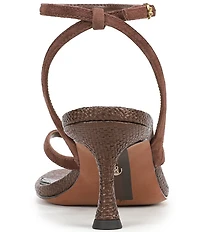 Sam Edelman Pax Suede and Raffia Ankle Wrap Thong Dress Sandals