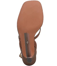 Sam Edelman Pax Suede and Raffia Ankle Wrap Thong Dress Sandals